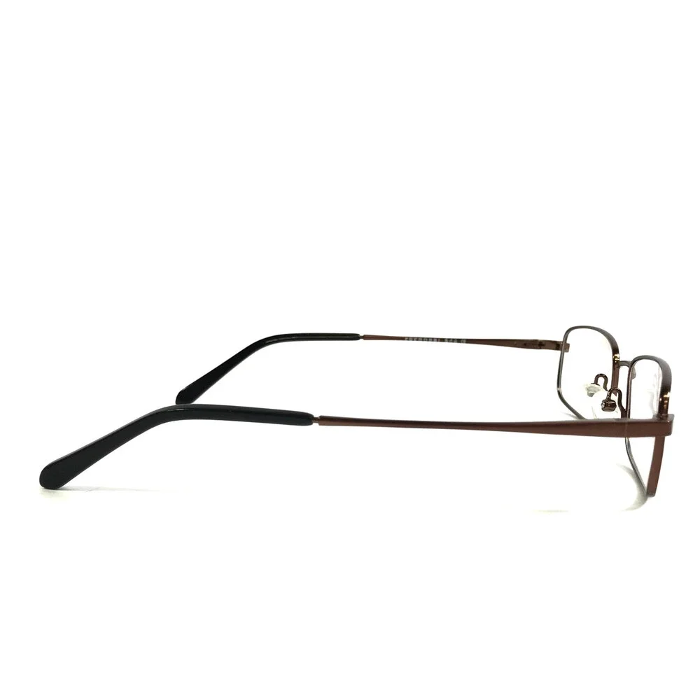 Fregossi Eyeglasses Frames 546 MATTE BROWN Rectangle Wire Rim 52-20-140